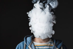 Picture of someone vaping